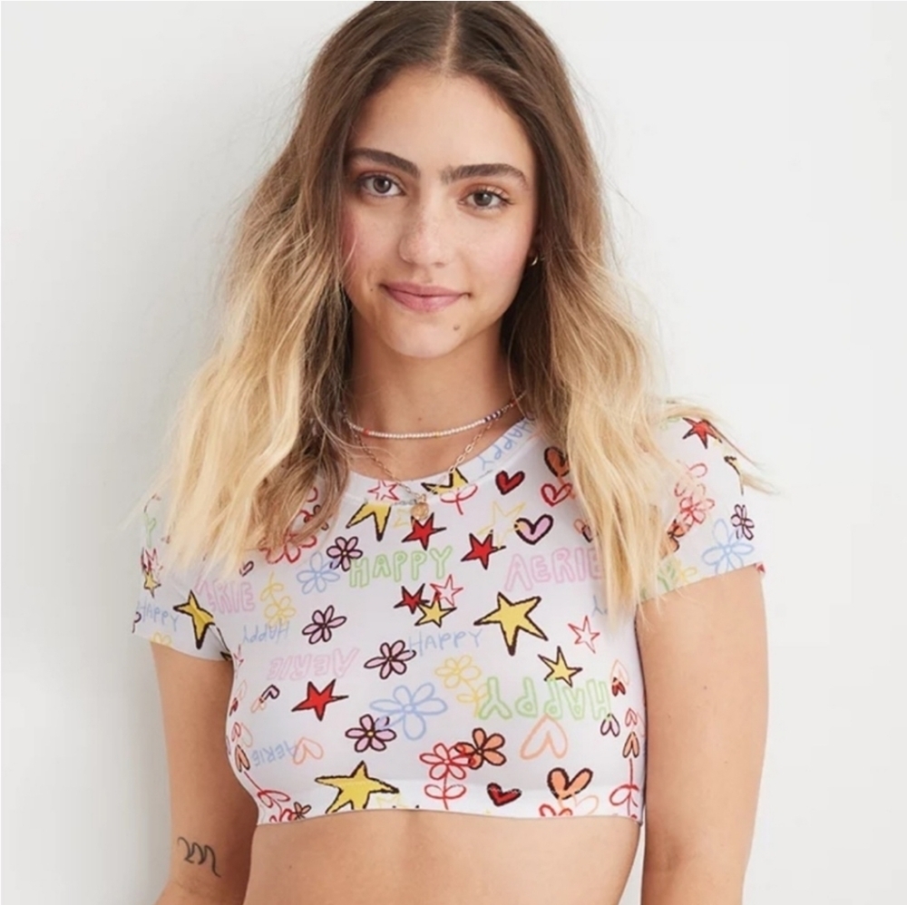NWT Aerie Smoothez Crop Top